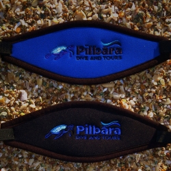 Pilbara Dive and Tours Velcro Mask Strap Blue